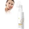 Eazerom 02 120ml Detergente Viso Con Estratto di Riso,Rice Puree Cleansing Foam, Riso Pulente Viso, Purifying Gel Cleanser, Pulisce i Pori e Riduce le Macchie Scure, Adatto a Tutti i Tipi di Pelle
