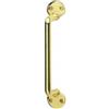 Ghidini Maniglia maniglione Ponte mm.140 per porte e portoni in legno ottone lucido verniciato manopola universale