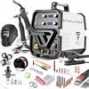 STAHLWERK Saldatrice combinata 4 in 1 CTM-250 ST - set completo - compatta TIG MIG, MAG MMA/E-Hand, CUT/Plasma, 200 A di saldatura e 50 A di taglio al plasma, capacità di taglio fino a 14 mm