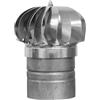 PIKAPPA 1309 Aspiratore eolico zincato a base tonda per condotti e canne fumarie ø 130 mm.