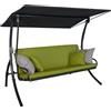 Angerer Elegance Smart - Dondolo a 3 posti, Colore: Verde