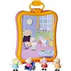 Peppa Pig Peppa's Club-Scatola per Amici, Giocattolo prescolare, con 4 Personaggi, con Manico, dai 3 Anni in su, Multicolore, F3779