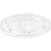 TTQiAnJ 1 Pezzi Giradischi in Acrilico Lazy Susan,Vassoio Rotante 15 cm,Trasparente Base Girevole per Portaspezie,Tavolo,Torta,Cucinadispensa,Decorazione Bagni