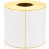 MD Labels Etichette a trasferimento termico, 100 x 120 mm, bianche, autoadesive, 500 etichette per rotolo, per codici a barre, spedizioni, magazzini e prodotti