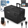 peme Expedition Frigorifero Portatile a Compressore 27 L - Congelatore Auto, Raffreddamento -20°C, Doppia Alimentazione 12V/24V & 230V, Bluetooth-App, Modalità Eco, per Auto, Campeggio