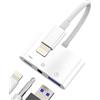 HOYULLI Adattatore Lightning A AUX Jack Cuffie(3in1)USB OTG 3.0 Chiavetta 3,5mm Audio Cavo Cavetto Ricarica Adapter Per IPhone Per Apple Mouse Tastiera Macchina Fotografica Accessori Cellulare iPad Dongle ip