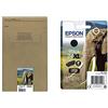 Epson 24 Serie Elefante, Cartuccia Originale Getto D'Inchiostro Claria Photo Hd,