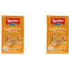 Loacker Quadratini Peanut Butter, Fragranti Cialde di Wafer con Deliziosa Crema al Burro d'Arachidi, Merenda e Snack, Confezione da 250g