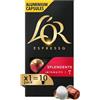 L'Or - Capsule Caffè Espresso Splendente - Compatibili con Macchine Nespresso®* original - 10 Capsule in Alluminio - Intensità 7