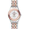 Swatch / Irony / Midimix / orologio unisex / quadrante bianco argentato / cassa e bracciale acciaio e PVD rosato - YLS454G
