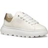 Geox J PUFFYPOP Girl A, Scarpe da Ginnastica, White/Platinum, 29 EU