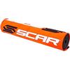 SCAR Paracolpi Coprimanubrio moto cross Protezione Manubrio con traversino - Arancione fluorescente