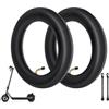 Uoimky Camera d'aria 10 pollici, 2 pezzi 10 x 2/2.125 pneumatici interni per scooter elettrico con valvola a 45° et 2 leve Pneumatici ad aria rinforzati per pneumatici di carriole