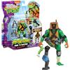 Playmates Turtles - Michelangelo Mix and Match Tartarughe Ninja 12 cm, Action Figure Collezionabile, Personaggio Ninja Articolato E Accessoriato, dalla serie Tales of the TMNT, Per Bambini Dai 4 Anni