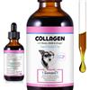 CiAIplw Collagene per cani, integratore per pelle e pelliccia, collagene liquido per cani forza joint supporto, flessibilità e mobilità, supplemento per fianchi e articolazioni, 60 ml