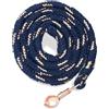 Pferdelinis Cavallo con gancio panico in oro rosa, lunghezza 2 m, diversi colori con glitter (blu scuro)