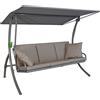 Angerer Elegance Sun - Dondolo a 3 posti, colore: Tortora