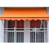 Angerer - Tenda da sole con morsetti, in tessuto PE, colore: arancio