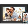 YENOCK Cornice digitale Wi-Fi da 10,1 pollici, cornice digitale con sensore di movimento, rotazione automatica, memoria integrata da 32 GB, 1280 x 800 cm, touchscreen, condividi momenti istantaneamente