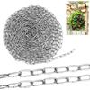 WhizNook 10m Catena Acciaio Inox, Catena In Acciaio Inox 1.5mm, Catena In Acciaio Inossidabile 304, Catene Per Appendere, Per Stendere I Panni, Appendere Le Piante, Catena Per Cani, Lucchetto Per Bici