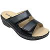 Patrizia Azzi Pantofole donna con Plantare Estraibile in vera Pelle con due strappi