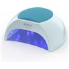 SUNUV Lampada Unghie LED UV Professionale per Gel e Semipermanente, Sensore Di Avvio Automatico, 4 Timer 10/30/60/90S (Bluastro)