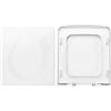 HYDRO HOME Copriwater Sedile Wc EGO KERASAN Come Originale, In Plastica Termoindurente Avvolgente,Colore Bianco MADE IN ITALY