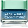 L'Oréal Paris Maschera per il Viso Argilla Pura Anti-imperfezioni con Alghe Marine, Agisce sui Punti Neri e Ristringe Pori, 50 ml
