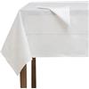 Zenoni & Colombi | Tovaglia Ricamata in 100% Puro Cotone Francesca Made in Italy (Quadrata 175x175cm con 8 Tovaglioli)