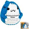 Roinaid Regalo Squalo All'uncinetto, Positive Peluche, Regalo Positivo Squalo All'uncinetto Positivo a Forma Squalo All'uncinett Adatto per Regali Compleanno Unici per Amanti Degli Squali, Amici