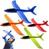 PATRICHOR 4 Pezzi 44CM Aereo Polistirolo Bambini, Aereo Giocattolo Giochi Bambino 3 4 5 6 7 8 Anni Regalo, Aliante Aeroplano Schiuma Regalo Natale, Giocattolo Grande Giochi Giardino Esterno
