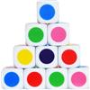 SmartDealsPro 10-Pack D6 Six Sided 16mm Dadi Trasparenti Die per DND, MTG, RPG, Tenzi, Yahtze, Bunco, Giochi da Tavolo Borad, Insegnamento di Matematica (Colore 2)