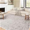 HUGEAR Vintage Tappeto Salotto Grigio Tappeti 200x300cm Soggiorno Antiscivolo Lavabile in Lavatrice Tapette Camera da Letto Sala Ufficio Bambina Bambino Pelo Corto Grande Carpet