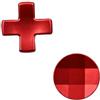 Peixiong 2 Pcs Metal D-Pads Parts Directional Pad Kits for Xbox Elite Series 2 for Xbox Elite 2 Core Controller, Replacement Parts Directional Pad Button Kits for Xbox One Elite Series 2 Controller (Red)