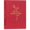 Lanpn Mamma Raccontami la Storia della Tua Vita, Diario guidato in Lino con 270+ Domande Libro dei Ricordi di Madre Mom Story Book Journal Festa della Mamma Compleanno Natale Regalo, Rosso, Inglese