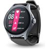 cellularline - ION PRO ROUND - Smartwatch Bluetooth® con app - Display 1.38" - Risposta alle Chiamate - Waterproof e Dustproof - Monitoraggio Attività Fisica - Funziona con App ION - Nero