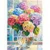 MEIYUDA 5D Diamond Painting Kit Completo Fiori, Pittura Diamante per Bambini Diamond Painting, Fai-da-te Diamond Painting DIY Strass Ricamo a Punto Croce Decorazione per Casa 30x40cm