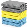 SOMLAW 6 Pezzi Strofinacci Cucina 100% Cotone, Canovacci Cucina 40 x 40 cm, Asciugamani da Cucina Super Assorbenti, Stracci Cucina Per Tavolo da Pranzo, Lavabili in Lavatrice