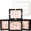 Gcardist Popup automatico - 6 scatole per cupcake con finestra e 12 scatole per cupcake (33 x 25,4 x 9 cm), colore nero, per fornitura di prodotti da forno, 13 x 10 x 3,5imateResize Container