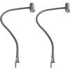 kalb Material für Möbel Lampada da letto a LED da 3W Lampada da lettura Lampada flessibile Lampada da comodino Lampada da letto Lampada da lettura, selezione: SET da 2 pezzi