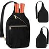 Prokva Borsa per Pickleball da Donna, Borsa a Tracolla per Pickleball, Borsa per Pickleball per Accessori e Attrezzatura Sportiva per Pickleball, Nero (Design Brevettato)