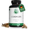 GREEN NATURALS Cordyceps Sinensis - 400 mg per dose giornaliera - IMPORTANTE: Estratto 10:1 (=14000 mg di Cordyceps per dose) +40% di polisaccaridi bioattivi - Green Naturals®