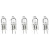 UGEFKMQ Lampadina G4 Lampadina Alogena G4 24V Confezione Da 5 Lampadine Alogene G4 20W Bianco Caldo,10W