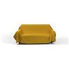 Italian Bed Linen Telo copritutto MAX COLOR tinta unita, Senape, 170x300cm