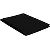 Italian Bed Linen Telo Copridivano Tinta Unita Max Color - Telo Arredo Divano Made in Italy - Telo Copritutto 100% Cotone, Nero, 1 Posto