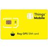 Things Mobile SIM Card per BAG GPS TRACKER Things Mobile con copertura globale e rete multi-operatore GSM/2G/3G/4G LTE, senza costi fissi, senza scadenza e tariffe competitive, con 10 € di credito incluso