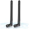 Bingfu Antenna WiFi Bi-Banda 2.4GHz 5GHz 5.8GHz 3 dBi SMA Maschio per Router WiFi Telecamera Sicurezza IP Scheda Rete Wireless Adattatore USB Monitor di Videosorveglianza Sistema Bluetooth