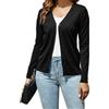Dosieyeo Cardigan da donna a maniche lunghe con scollo a V lungo Cardigan con bottoni, morbido e leggero, lavorato a maglia fine giacca per autunno, rosso vivo, L