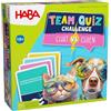 HABA Team Quiz Challenge Chats vs. Cani - con 222 carte quiz e tante domande - gioco da asporto o regalo per i giocatori dai 10 anni in poi - 2010894002