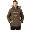 Geographical Norway Coconut Men, Parka da uomo Uomo, Kaki,